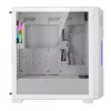 PC-kotelo Azza Guardian Glass Midi Tower valkoinen