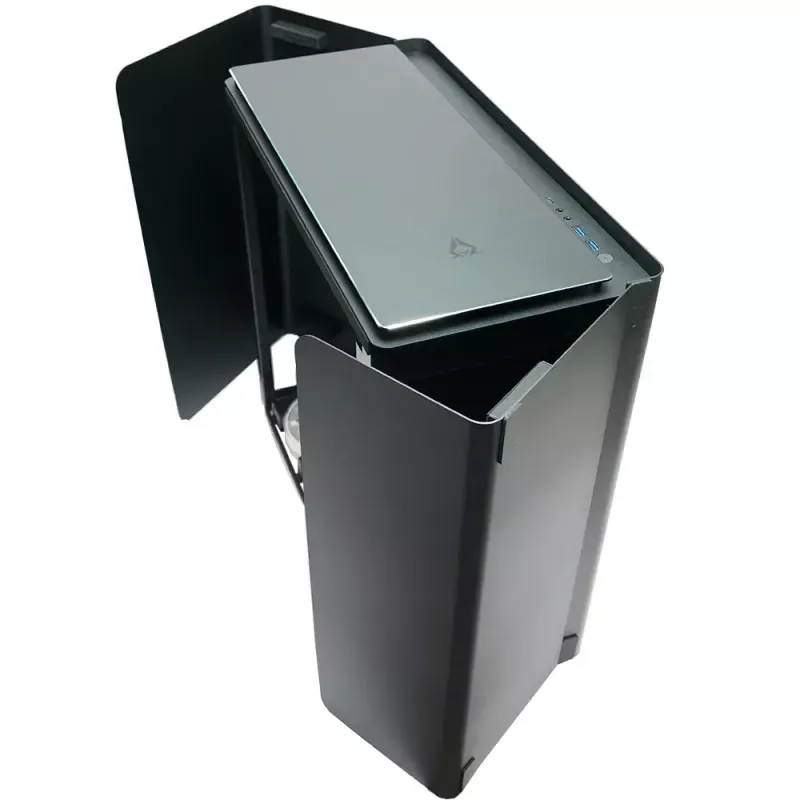 PC-kotelo Azza Cast Midi Tower musta