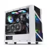PC-kotelo Thermaltake Commander C31 TG Snow ARGB Edition Midi Tower musta, valkoinen