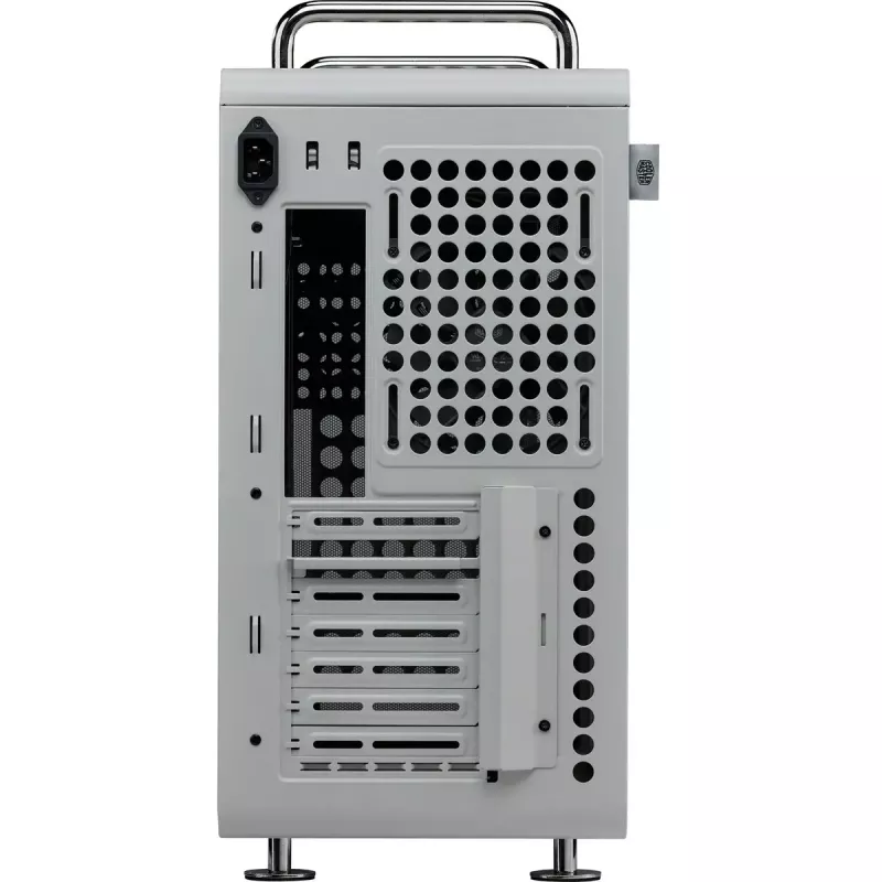Tietokonekotelo Cooler Master QUBE 540 Moonstone — Mid-Tower karkaistulla lasisivupaneelilla (harmaa)