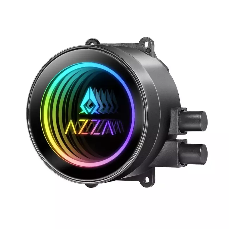 Nestemäisen jäähdytyksen sarja Azza LCAZ-240C-ARGB 12 cm musta