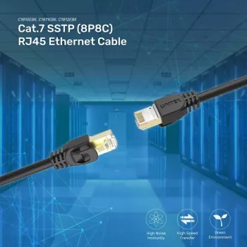 Verkkokaapeli UNITEK C1815EBK RJ-45 RJ-45 20 m musta