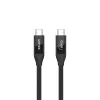 USB4 Gen 2x2 USB-C-kaapeli Unitek C14100BK-0.8M — 0,8 m, USB-C - USB-C, 40 Gbit/s, musta
