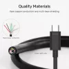 UNITEK USB-kaapeli C14103BK-1.5M USB 3.2 Gen 1 USB A USB C musta 1,5m