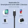 UNITEK USB-kaapeli C14103BK-1.5M USB 3.2 Gen 1 USB A USB C musta 1,5m