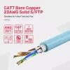 Verkkokaapeli UNITEK C18122BL RJ45 Cat7 305m sininen