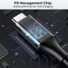 Virtakaapeli UNITEK C14115BK-1.8M USB-C DC 1,8 m 20 V 3,25 A