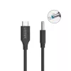 Virtakaapeli UNITEK C14117BK-1.8M USB C DC 1,8 m 20 V 3,25 A