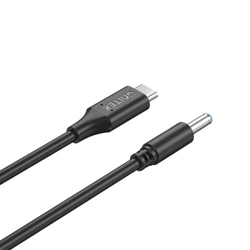 Virtakaapeli UNITEK C14117BK-1.8M USB C DC 1,8 m 20 V 3,25 A