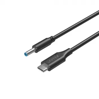 Virtakaapeli UNITEK C14117BK-1.8M USB C DC 1,8 m 20 V 3,25 A