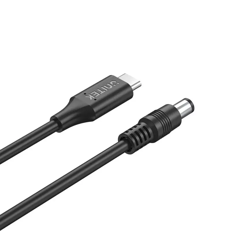 Virtakaapeli UNITEK C14119BK-1.8M 1.8m USB C DC 20V 3.25A