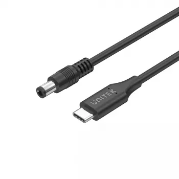 Virtakaapeli UNITEK C14119BK-1.8M 1.8m USB C DC 20V 3.25A