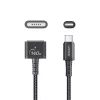 Virtakaapeli UNITEK C14121BK-1M musta MagSafe 3 USB C 1m 28V 5A