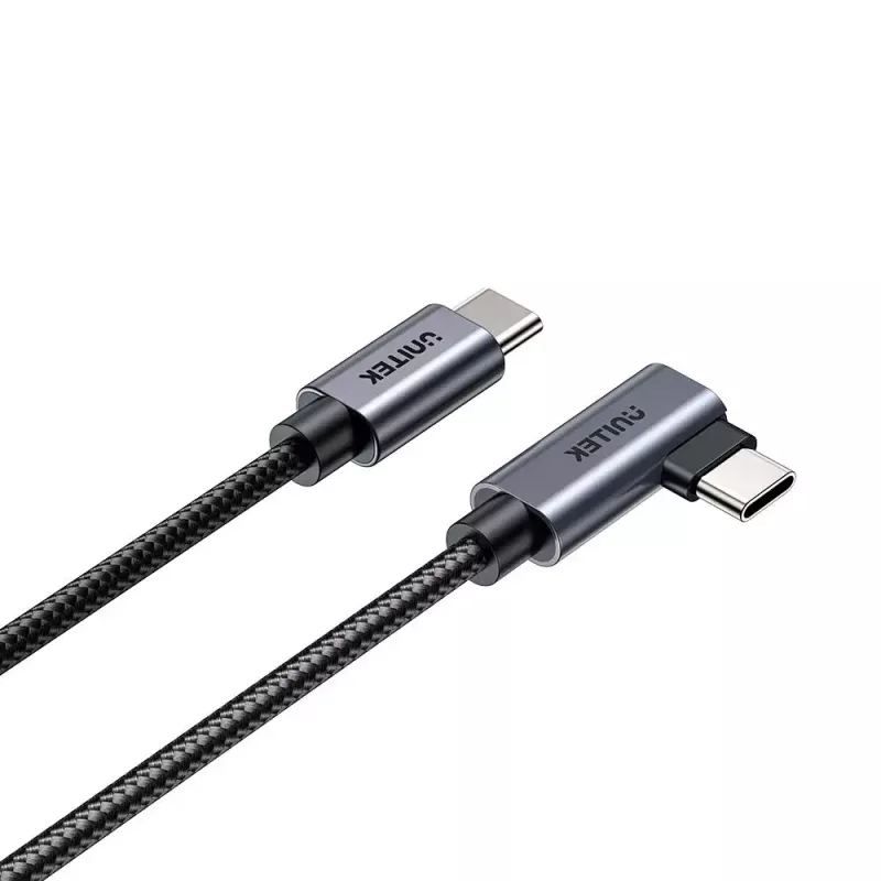 USB-kaapeli UNITEK C14123BK-1M 1 m USB 2.0 musta harmaa
