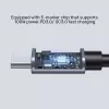 USB-kaapeli UNITEK C14123BK-1M 1 m USB 2.0 musta harmaa