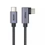 USB-kaapeli UNITEK C14123BK-1M 1 m USB 2.0 musta harmaa