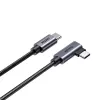 USB-kaapeli UNITEK C14123BK-3M USB 2.0 USB-C 3 m musta harmaa