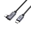 USB-kaapeli UNITEK C14123BK-3M USB 2.0 USB-C 3 m musta harmaa