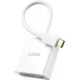 USB-C–DVI-adapteri Unitek V1429A01 — 1080p 60 Hz -videolähtö