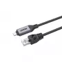 Verkkokaapeli UNITEK C18148AGY01-5M RJ45 Cat6 5 m musta