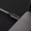 Native Union Belt Cable Pro USB-C - USB-C, 2,4 m, LED-näyttö, Rose