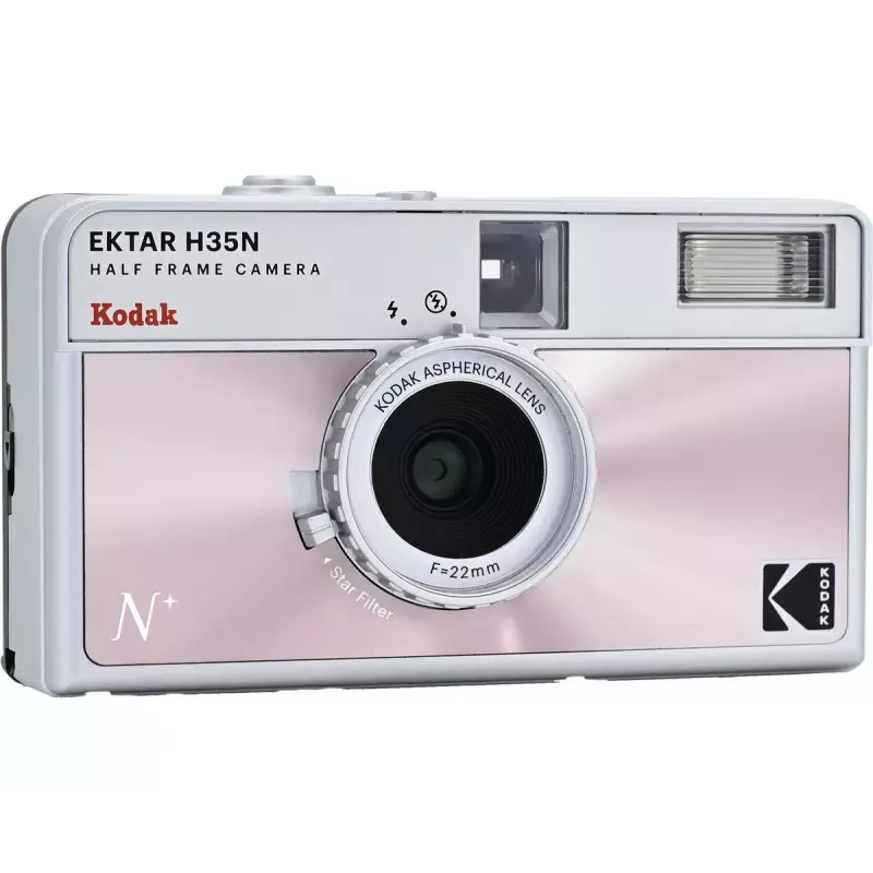Filmikamera Kodak Ektar H35N lasitettu pinkki