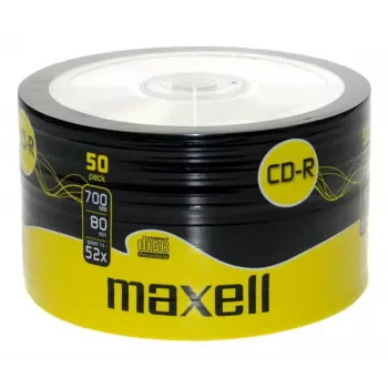 CD-R-levyt MAXELL 624036 — 700 MB, 52x, 50 kpl:n pakkaus