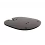 Lattiaan ruuvattava pohjalevy B-TECH SYSTEM X BT8380 lattiamontaukseen, 240×240×6 mm, 200 kg, musta