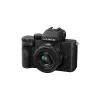 Panasonic Lumix DC-G100D musta kamerasarja H-FS 12-32 -objektiivilla ja DMW-SHGR2-kahvalla