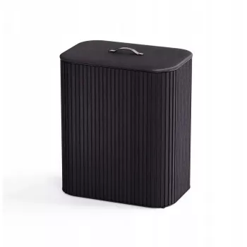 Joseph Joseph Tota Trio Luxe 90 L pyykkikori pyykin lajitteluun, Black