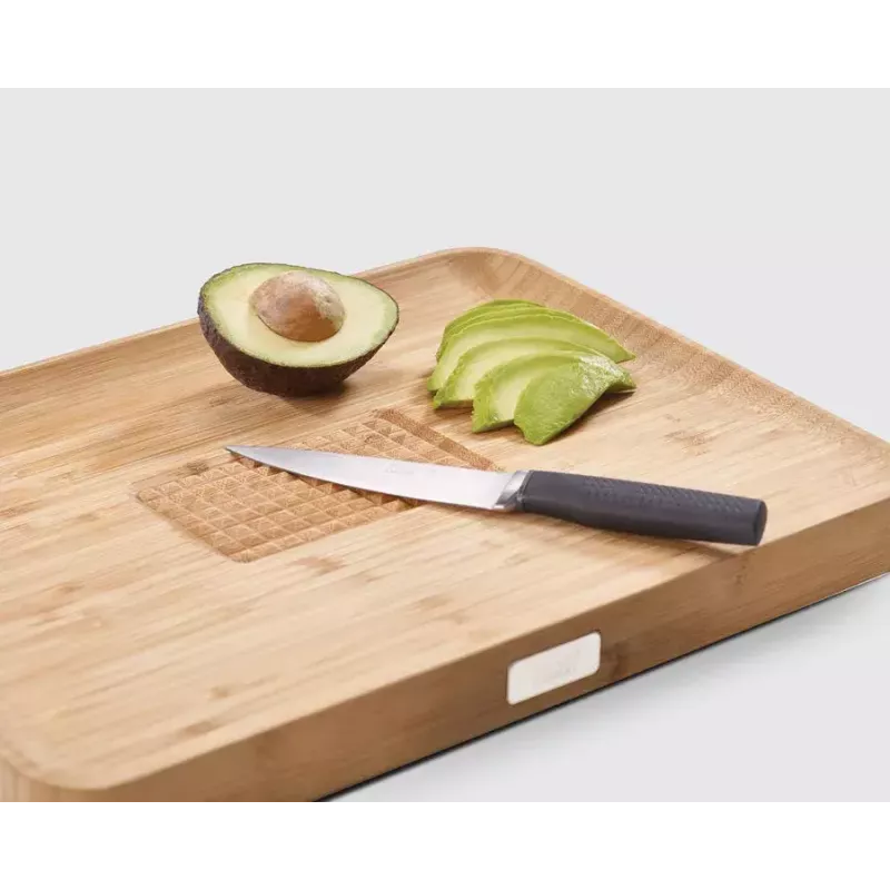 Joseph Joseph Cut&Carve leikkuulauta suorakaiteen muotoinen bambu
