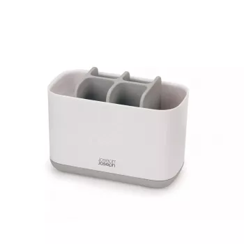 Joseph Joseph EasyStore Large vapaasti seisova hammasharjateline harmaa