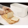 Joseph Joseph Bread Bin suorakaiteen muotoinen leipälaatikko valkoinen