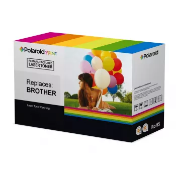 Polaroid LS-PL-20063-00 uudelleenvalmistettu värikasetti Brother TN-325BK, musta, 4 000 sivua