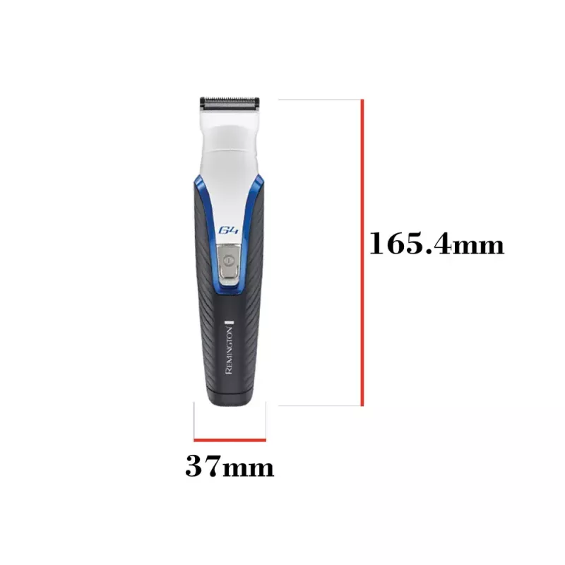 Remington G4 Graphite Series monikäyttöinen trimmaussarja musta sininen valkoinen 0,2 mm