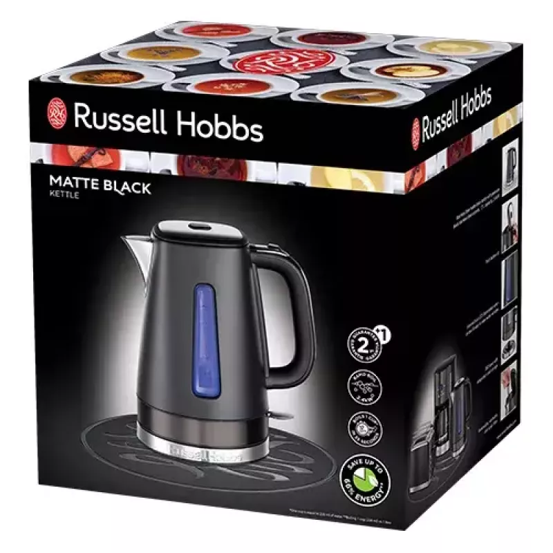 Vedenkeitin Russell Hobbs 1,7 L 2400 W musta