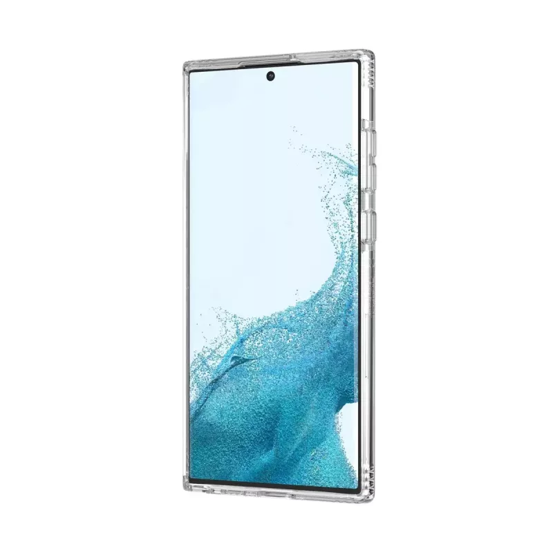 Tech21 Evo Clear puhelinkotelo läpinäkyvä Samsung Galaxy S22 Ultra 15,5 cm