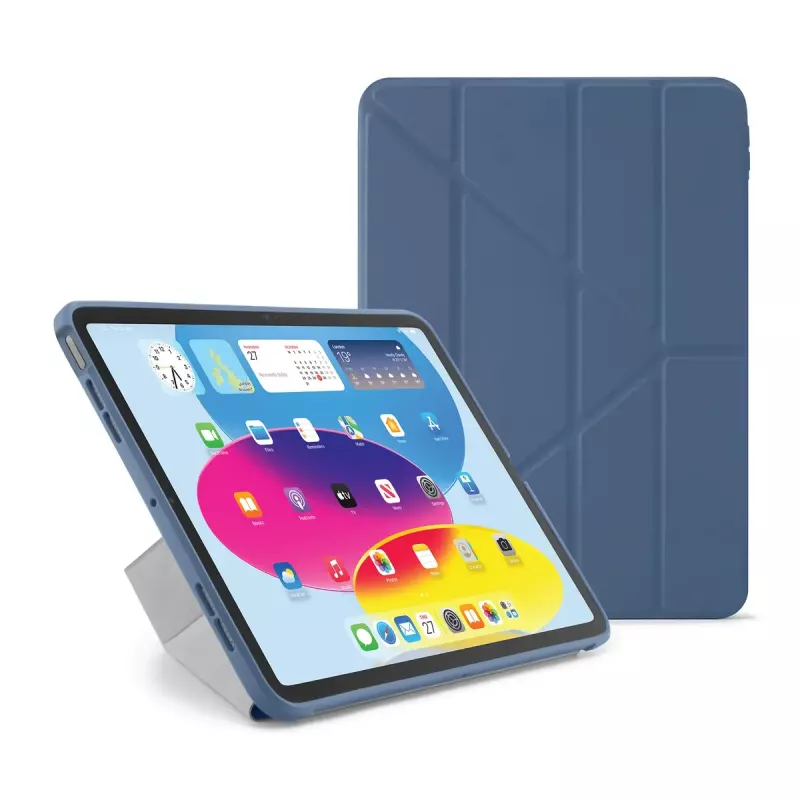 Tabletin flip-kotelo PIPETTO P052-51-V iPad 10. sukupolvelle (10,9 tuumaa) – mikrofiber ja TPU, 5 katselutilaa