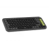 Näppäimistö-hiiri-yhdistelmä Logitech POP Icon QZERTY Bluetooth Mini grafiitti vihreä
