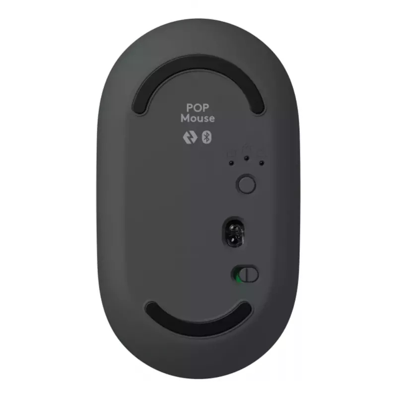 Näppäimistö-hiiri-yhdistelmä Logitech POP Icon QZERTY Bluetooth Mini grafiitti vihreä
