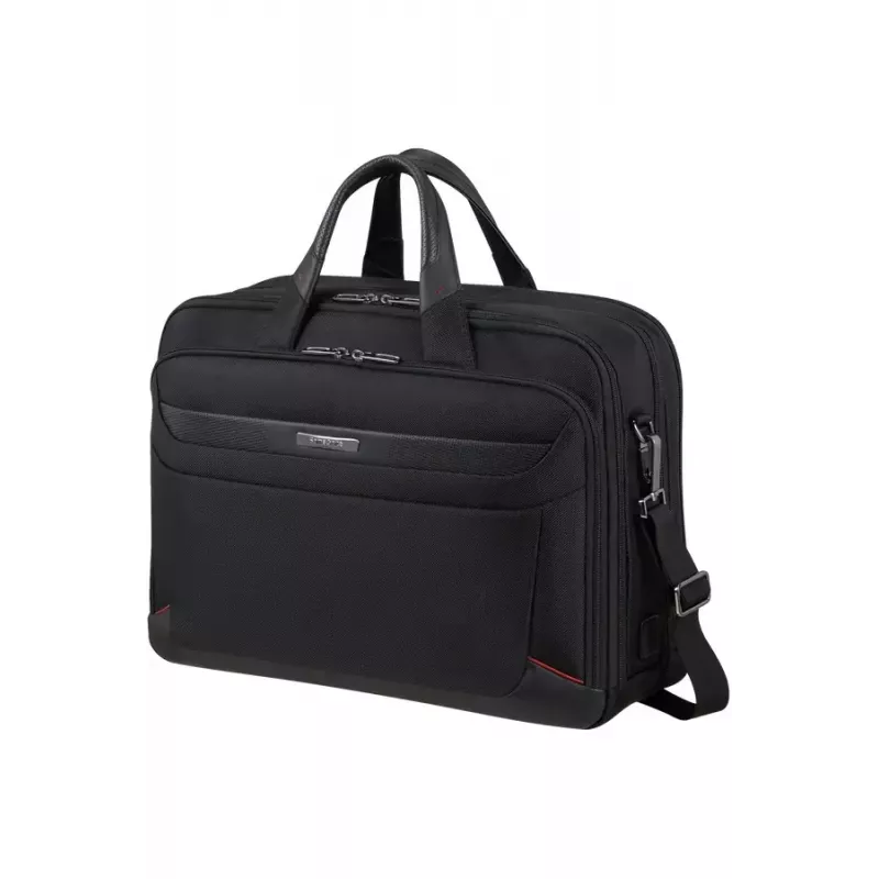 Salkku Samsonite PRO-DLX 6 43,9 cm musta laajennettava