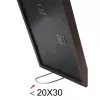 Yksittäiskuvakehys Deknudt S65KQ1 ruskea 20x30