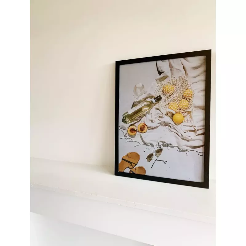 Yksittäiskuvakehys Deknudt S44CF2 musta 30x45 lasi MDF