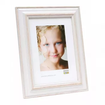 Yksittäinen valokuvakehys Deknudt S221H1 beige valkoinen 150 mm x 200 mm