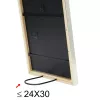 Yksittäinen valokuvakehys Deknudt S41JD1 hopea 311x434 mm