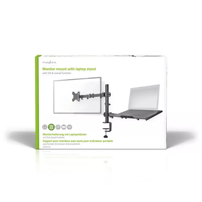 Näyttöteline Nedis MMSISNB110BK 81,3 cm 32 inch pöytä musta