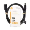 Nedis CCGL60010BK20 USB 2.0 -jatkokaapeli, A-uros - A-naaras, 2 m, musta