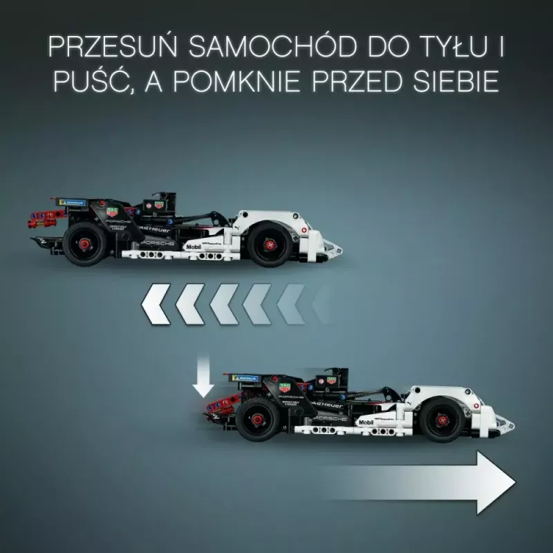 LEGO Brick Set Formula E Porsche 99X Electric malli 42137 – rakennuslelusetti