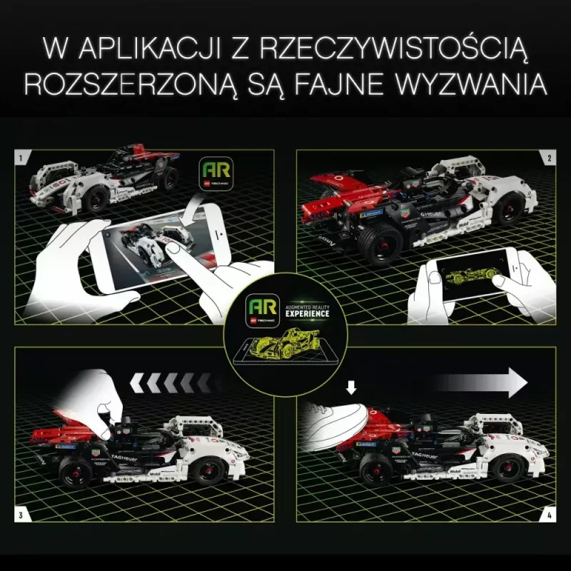 LEGO Brick Set Formula E Porsche 99X Electric malli 42137 – rakennuslelusetti