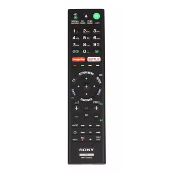 Kaukosäädin Sony RMF-TX200E Smart TV -televisioon puheohjauksella ja taustavalaistuilla painikkeilla